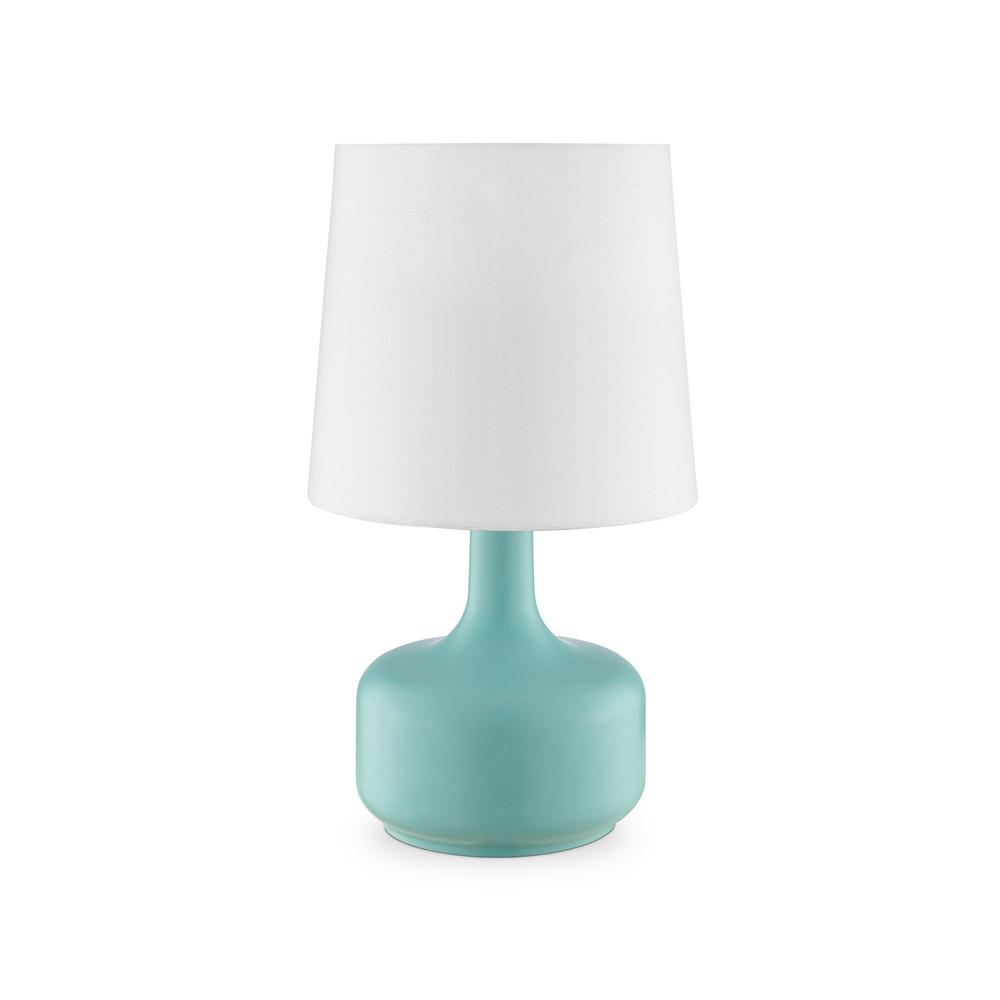 Modern Mint Green Table Lamp with Touch Switch. Picture 3