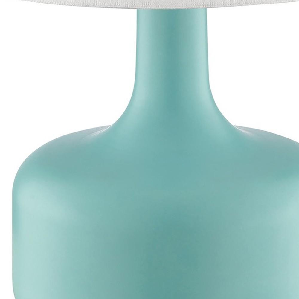 Modern Mint Green Table Lamp with Touch Switch. Picture 4