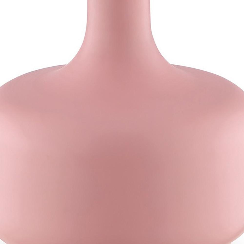Modern Soft Pink Table Lamp with Touch Switch. Picture 5