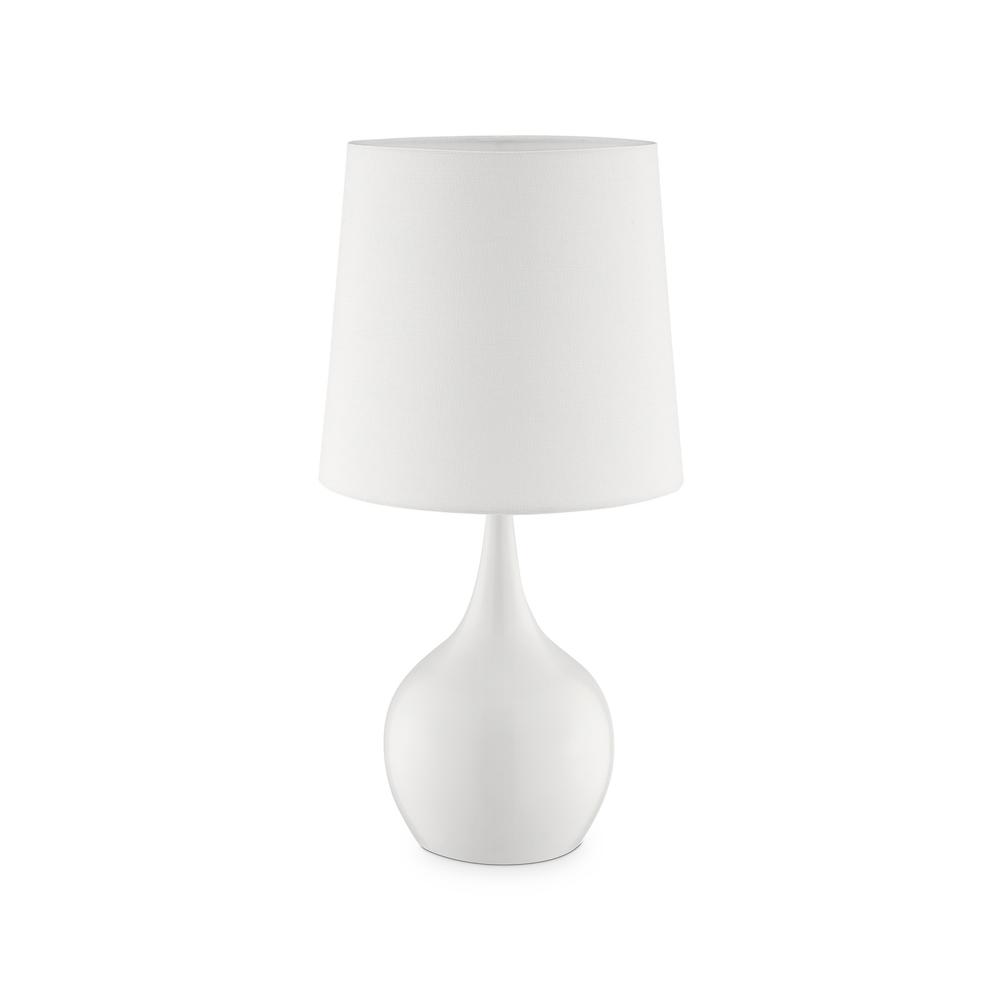 Minimalist White Table Lamp with Touch Switch. Picture 3