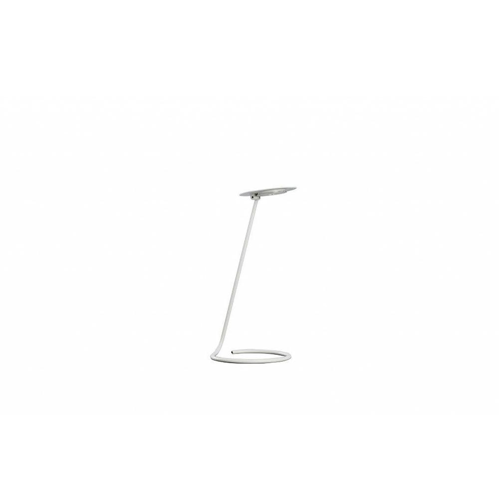 Minimalist White Metal LED Desk Lamp. Picture 3