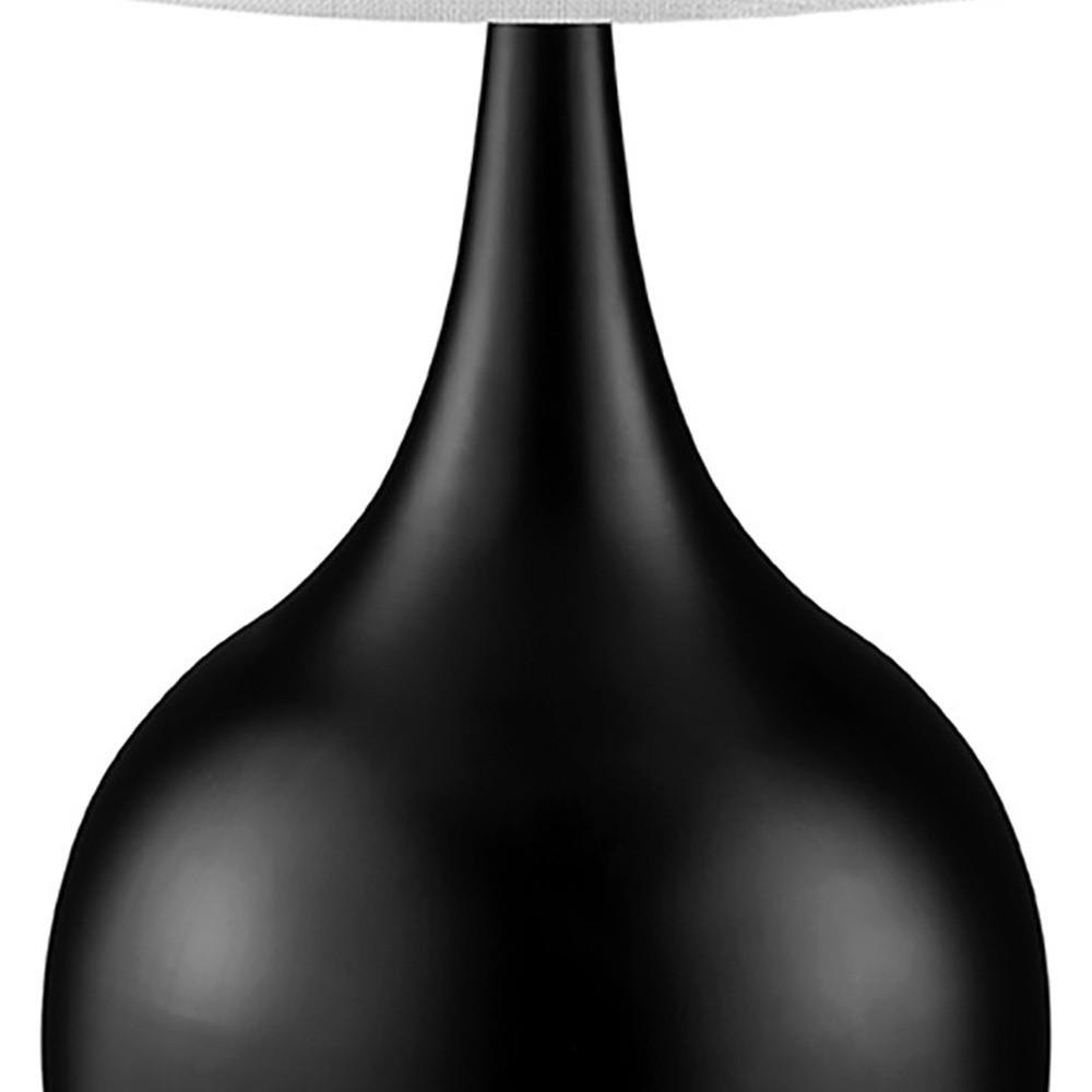 Minimalist Black Table Lamp with Touch Switch. Picture 4