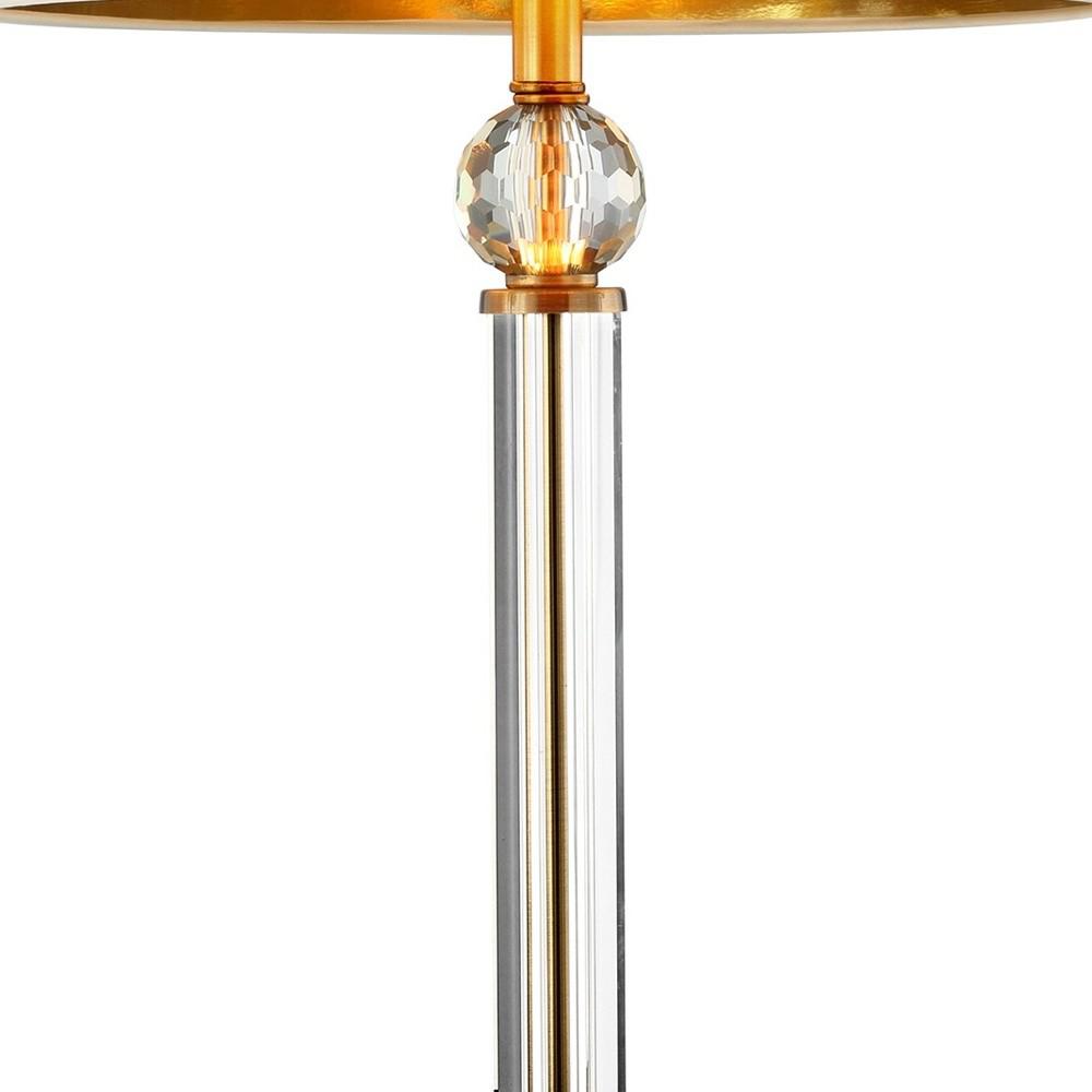 Gold Crystal Accent Desk Lamp. Picture 5