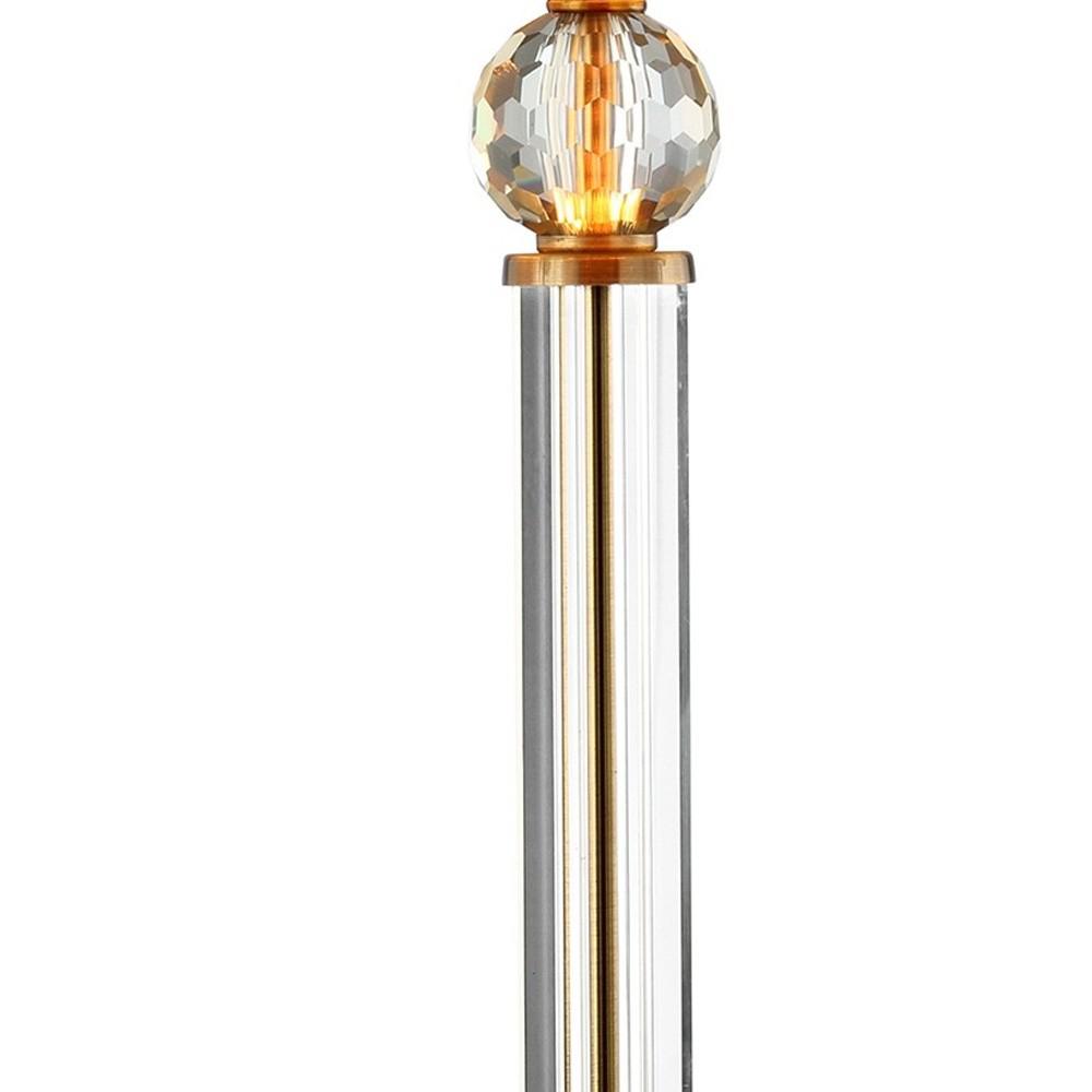 Gold Crystal Accent Desk Lamp. Picture 6