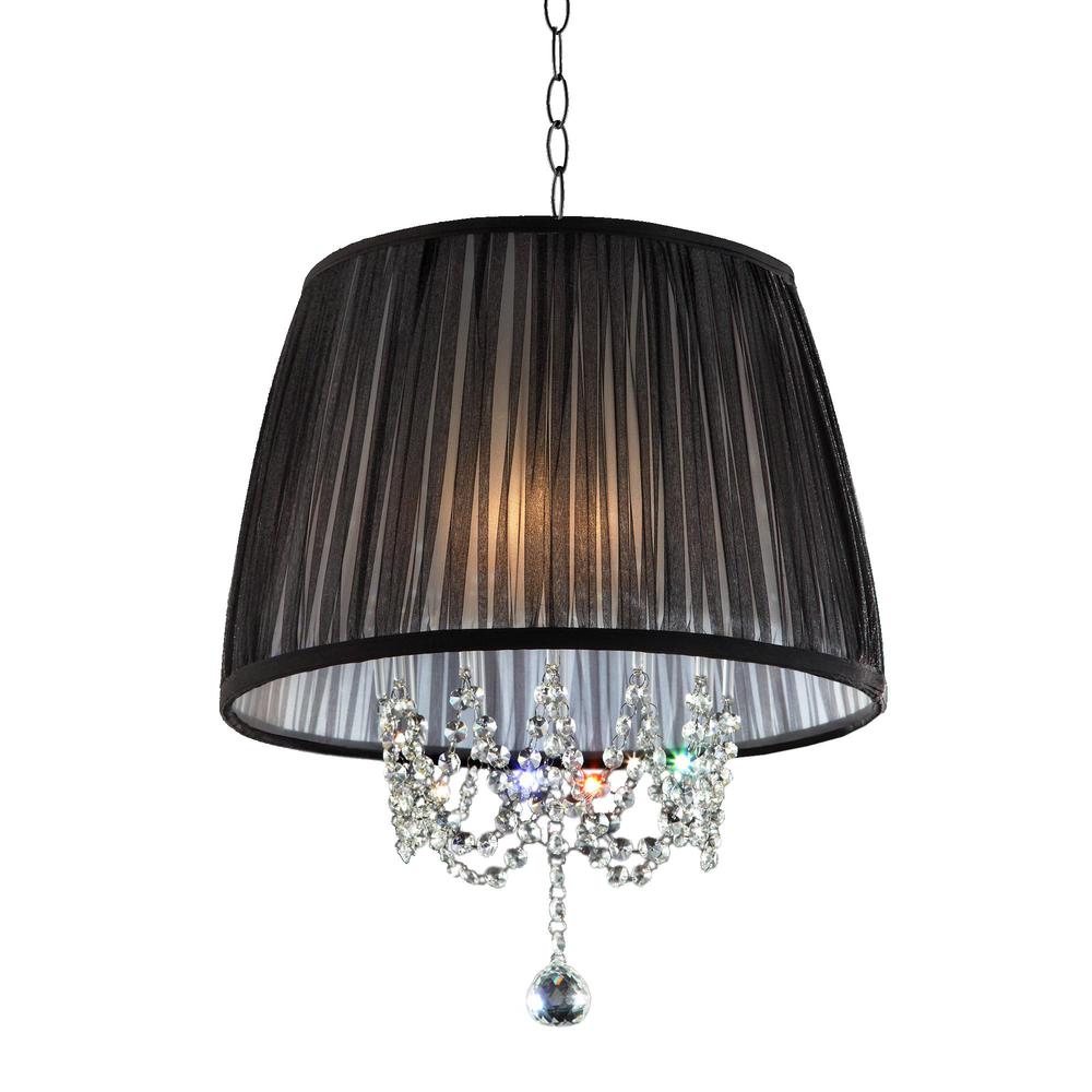 Elegant Ceiling Lamp with Crystal Accents. Picture 1
