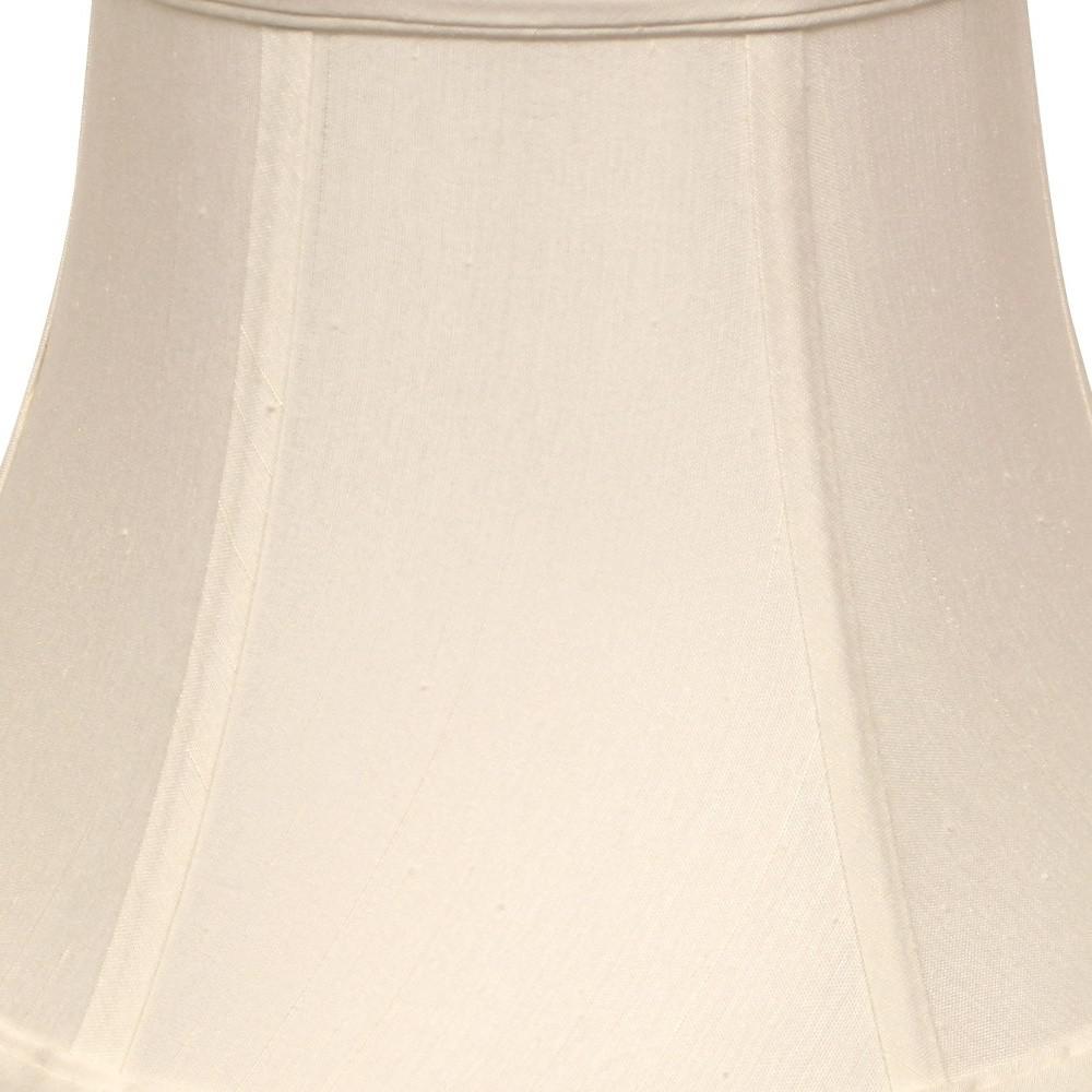15" White Drum Monay Shantung Lampshade. Picture 5