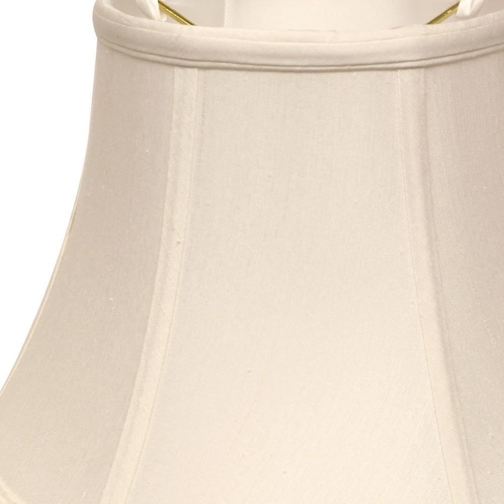 18" White Drum Monay Shantung Lampshade. Picture 7