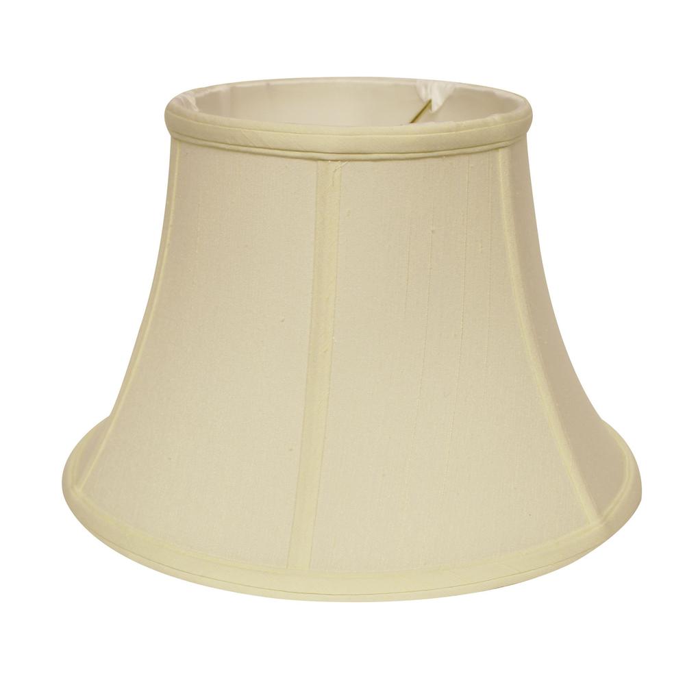 18" Ivory Drum Monay Shantung Lampshade. Picture 2