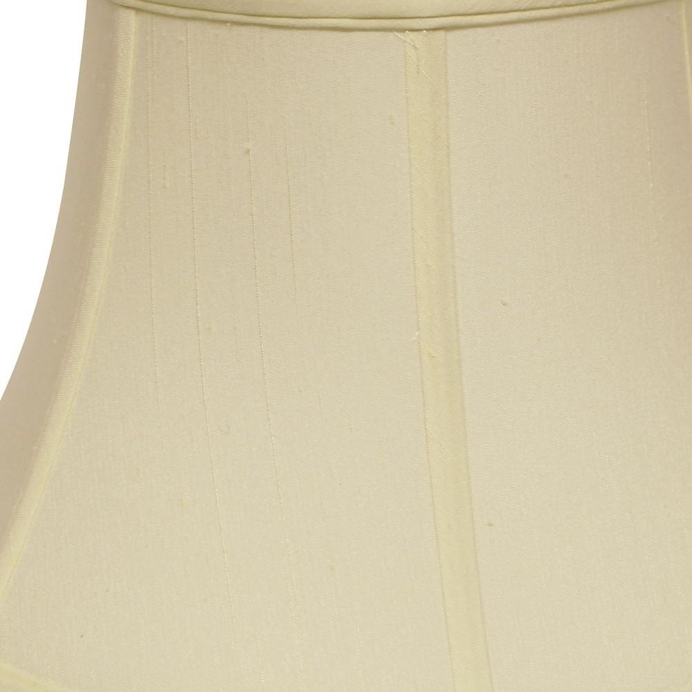 18" Ivory Drum Monay Shantung Lampshade. Picture 5