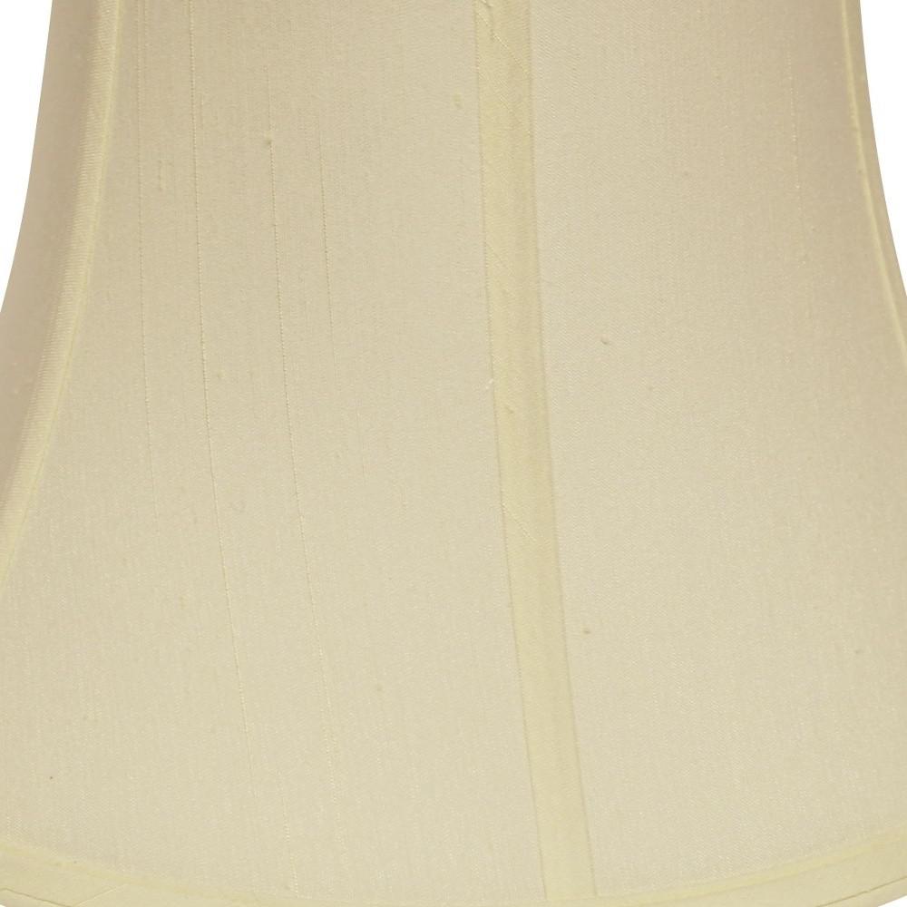 18" Ivory Drum Monay Shantung Lampshade. Picture 7