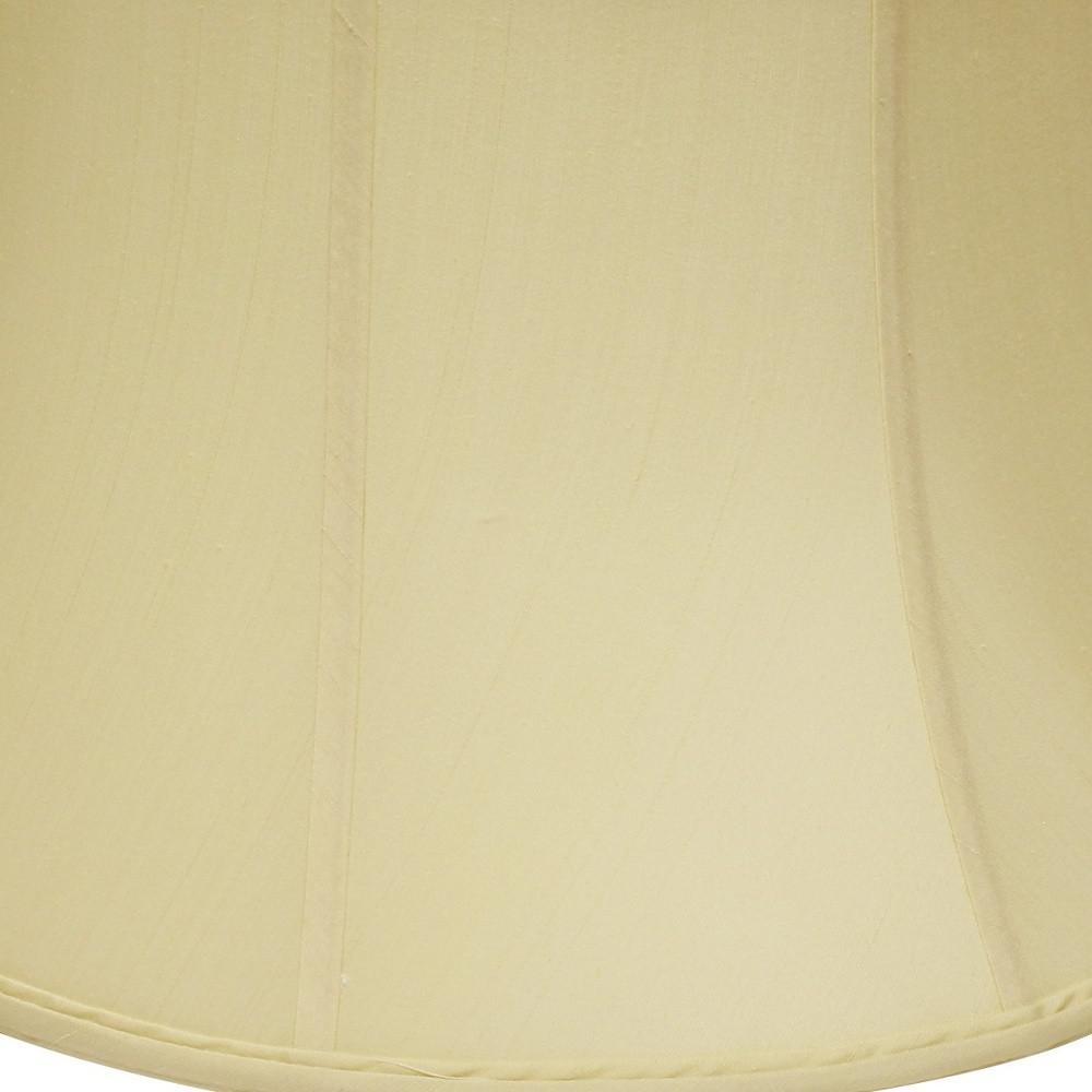 19" Antique White Drum Monay Shantung Lampshade. Picture 5