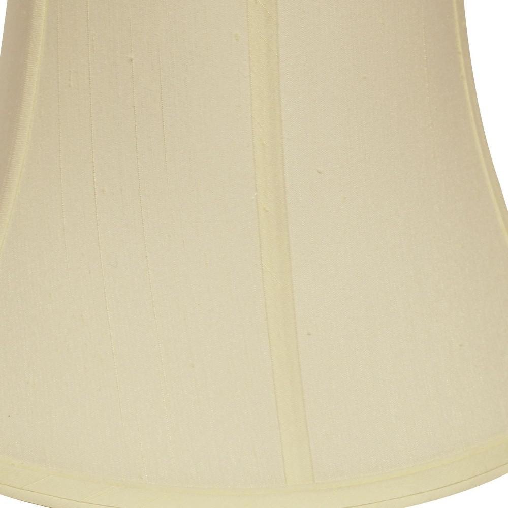 19" Ivory Drum Monay Shantung Lampshade. Picture 5