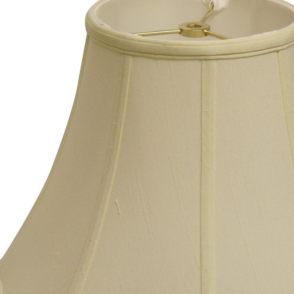 14" Ivory Octagon Monay Shantung Lampshade. Picture 9