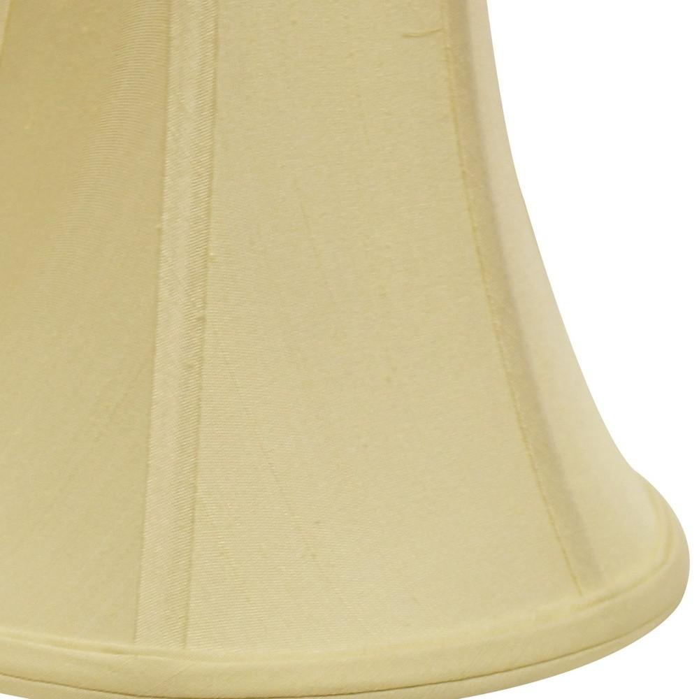 16" Antique White Premium Bell Monay Shantung Lampshade. Picture 5