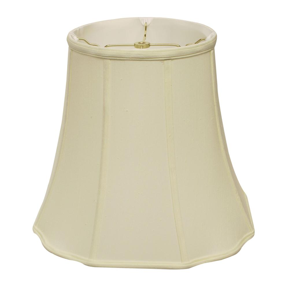 16" Ivory Premium Octagon Monay Shantung Lampshade. Picture 2