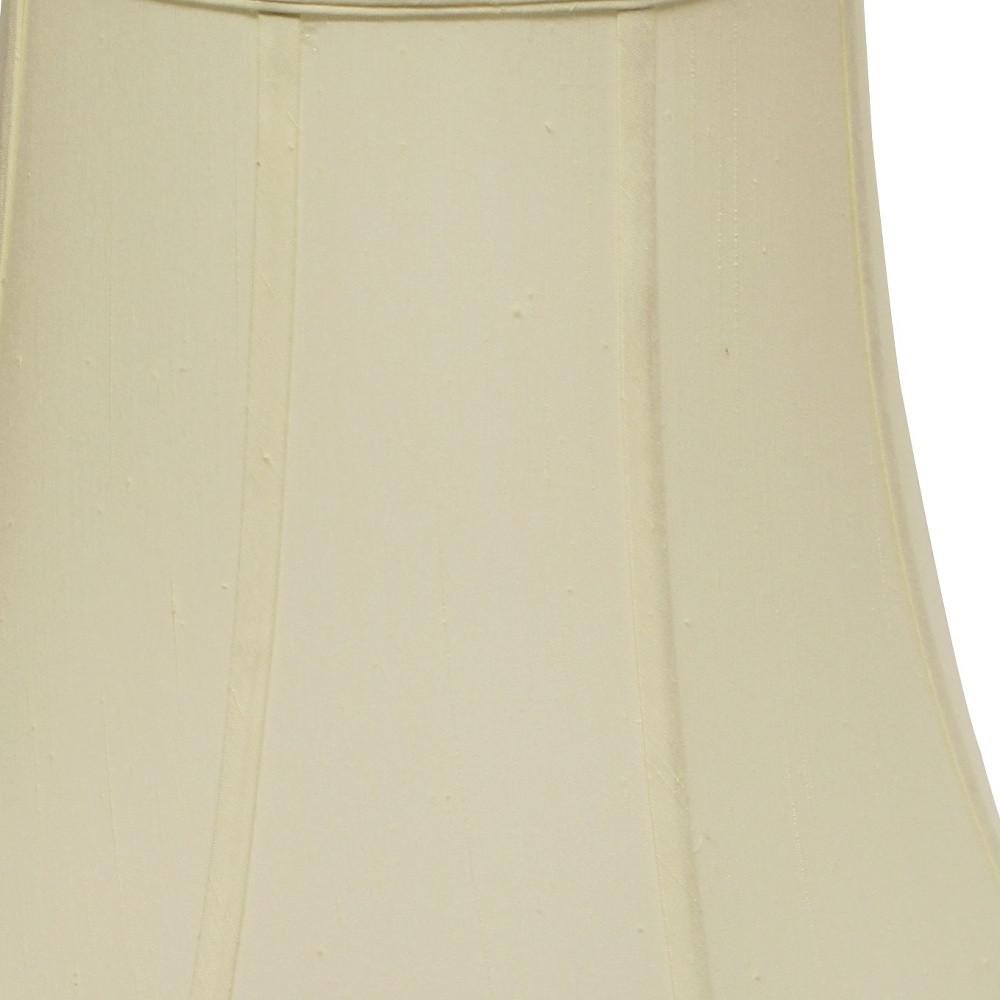 16" Ivory Premium Octagon Monay Shantung Lampshade. Picture 4