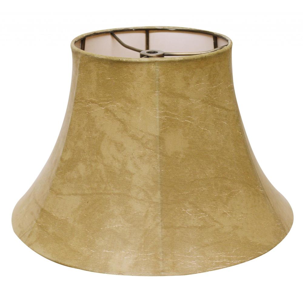 18" Faux Snakeskin Slanted Softback Parchment Lampshade. Picture 2