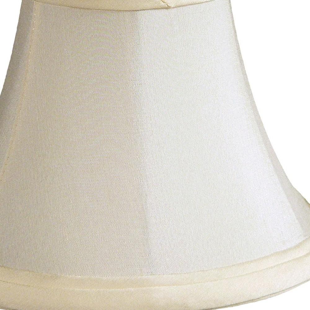 5" Slate Grey Premium Silk Set of 6 Chandelier Shantung Lampshades. Picture 8