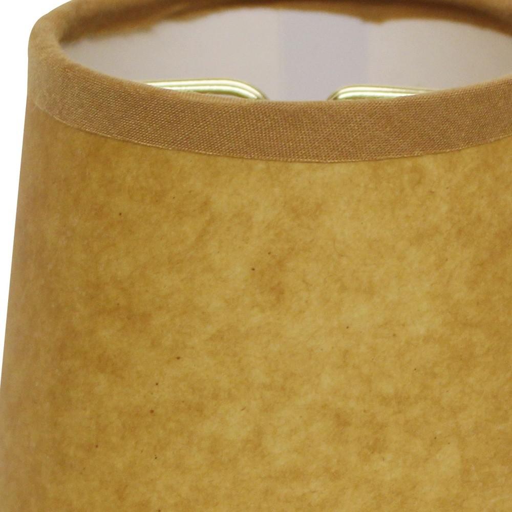 5" Canvas Set of 6 Chandelier Kraft Paper Lampshades. Picture 6