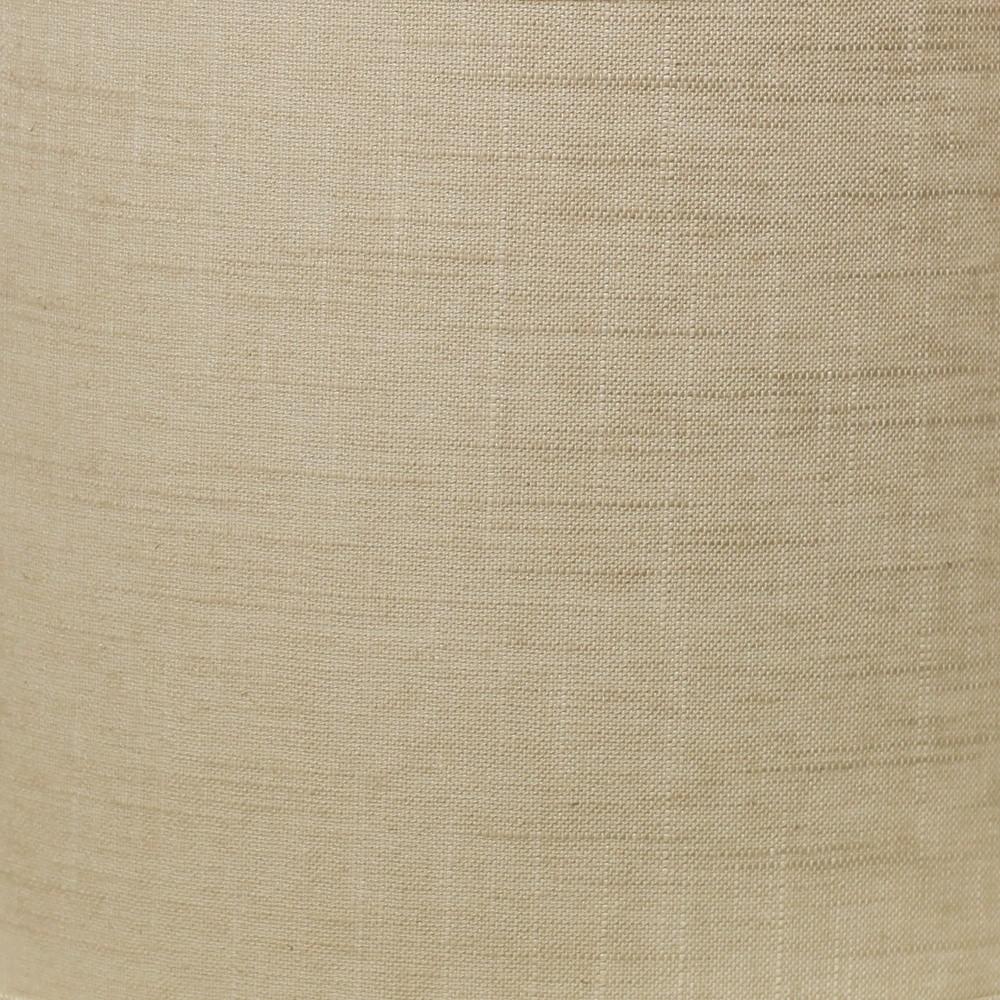 18" Light Wheat Throwback Drum Linen Lampshade. Picture 5