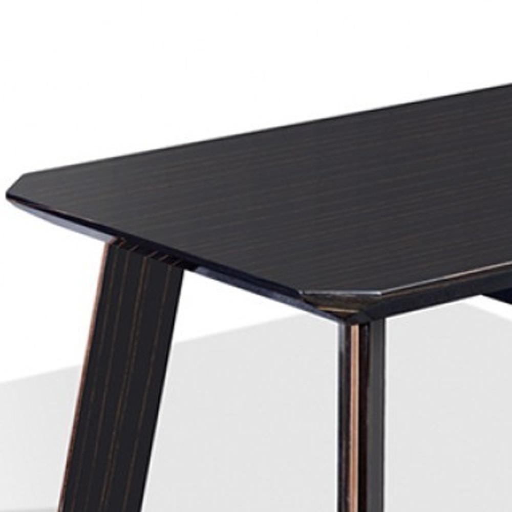 Modern Black and Rose Gold Coffee Table. Picture 4