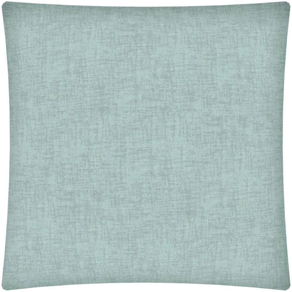 17" X 17" Seafoam Zippered Polyester Solid Color Throw Pillow Cover. Picture 1