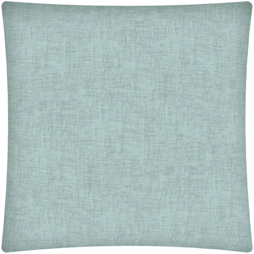17" X 17" Seafoam Zippered Polyester Solid Color Throw Pillow Cover. Picture 2