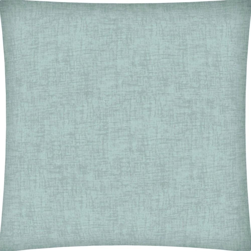 17" X 17" Seafoam Zippered Polyester Solid Color Throw Pillow Cover. Picture 5