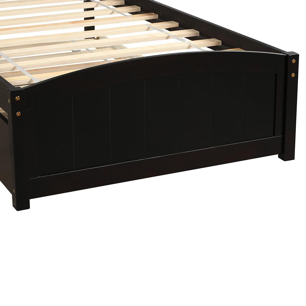 Espresso Twin Bed with Trundle. Picture 5