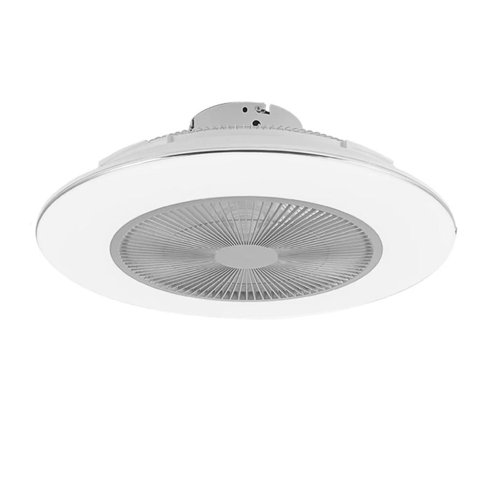 White Stylish LED Ceiling Lamp And Fan. Picture 5
