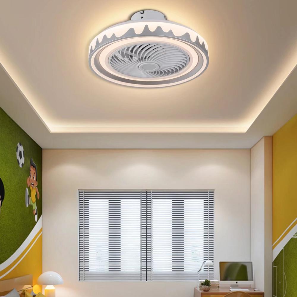 Contemporary Ceiling Fan and Light. Picture 2