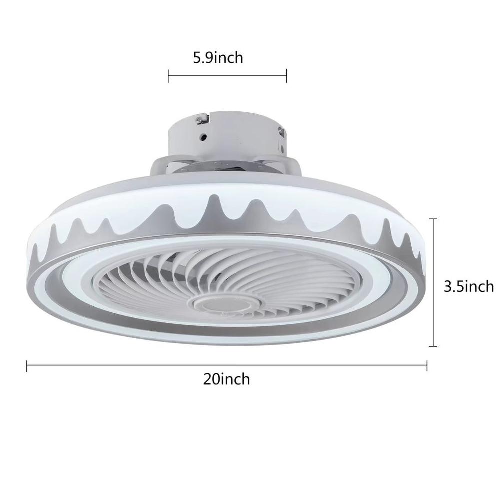 Contemporary Ceiling Fan and Light. Picture 5