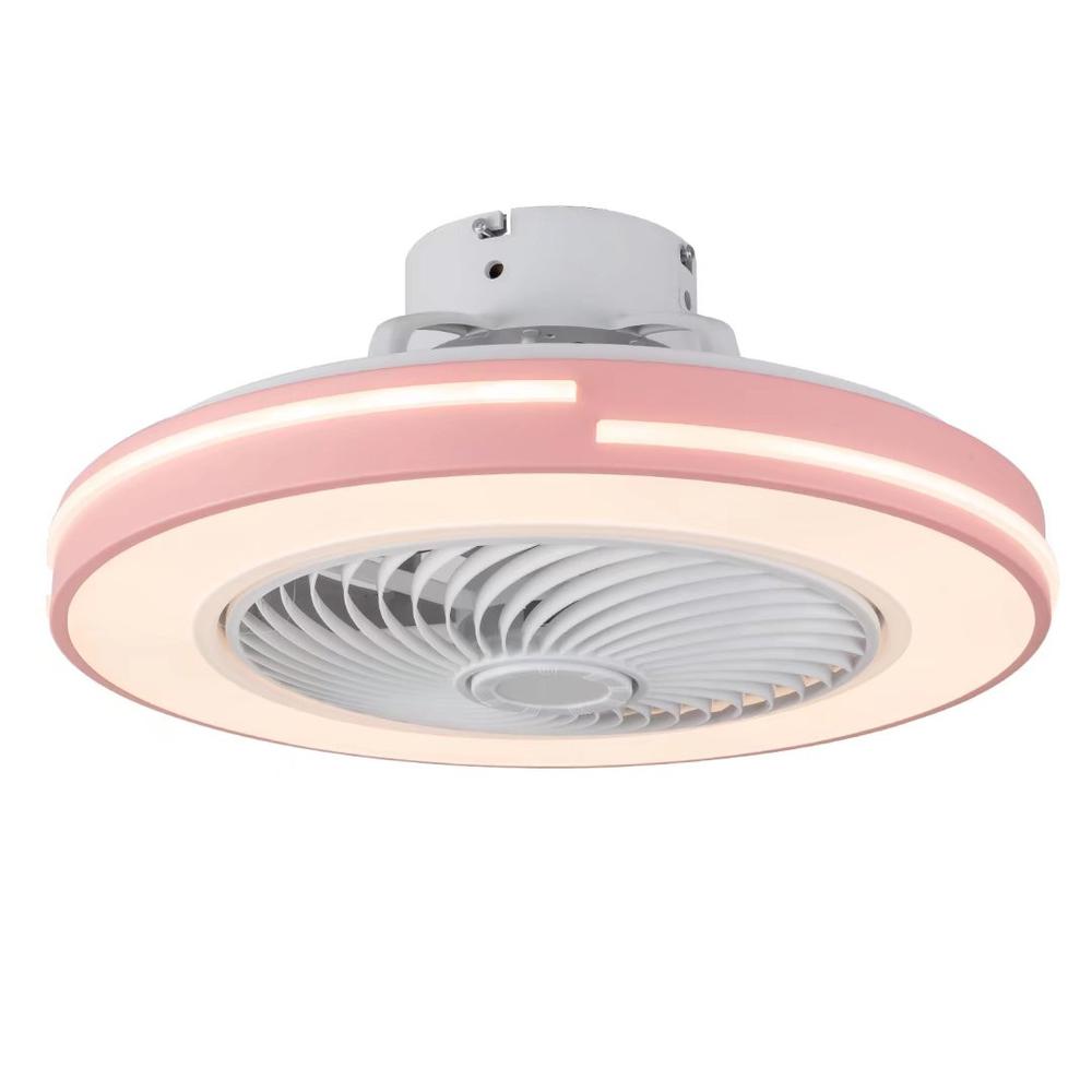Compact Pink LED Ceiling Fan and Light. Picture 6