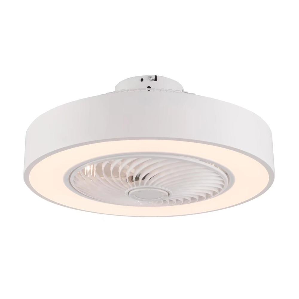 Contemporary White Ceiling Lamp And Fan. Picture 7