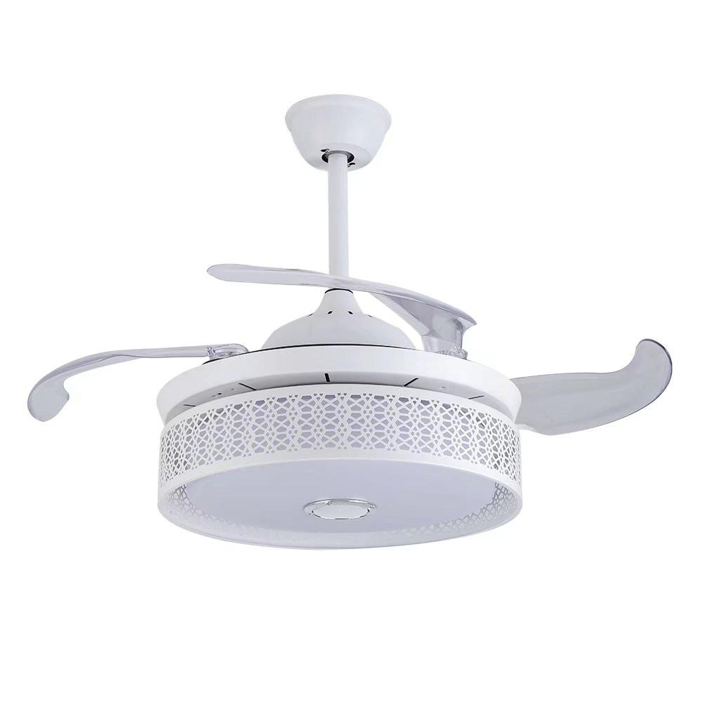 Compact Ceiling Fan And Lamp With Remote. Picture 4