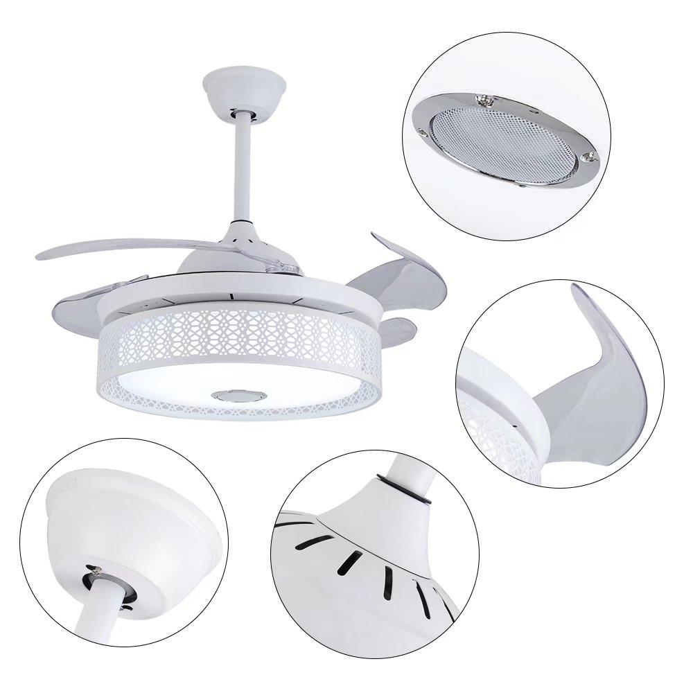 Compact Ceiling Fan And Lamp With Remote. Picture 6