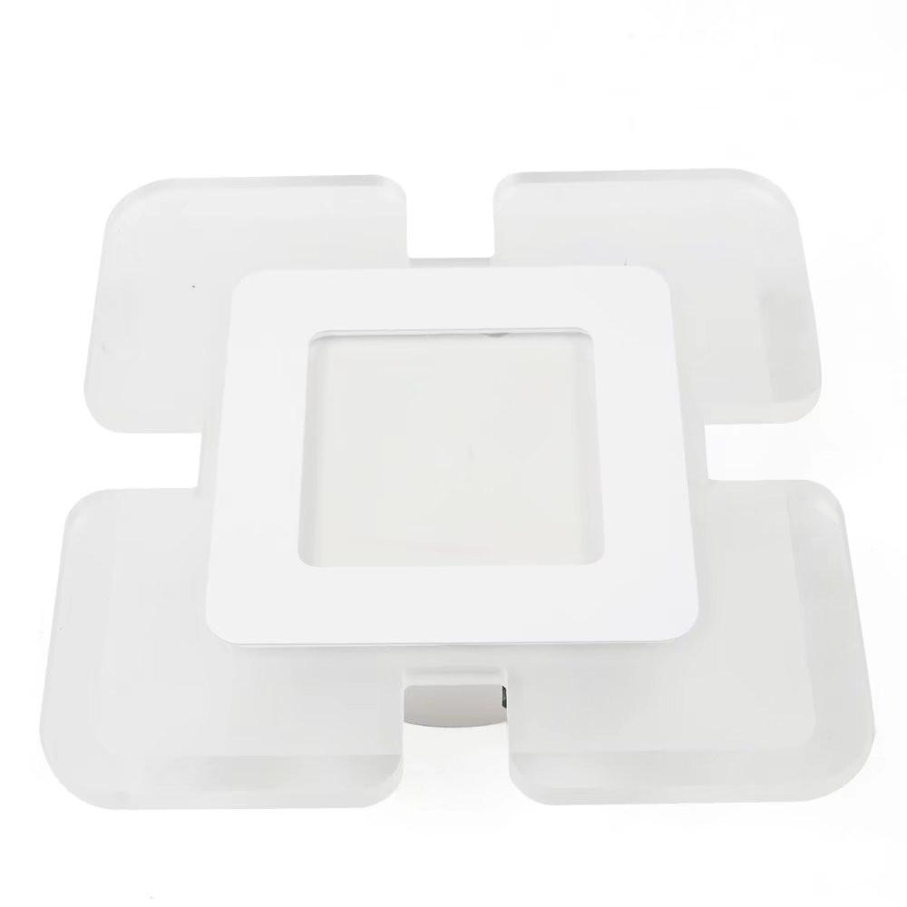White Modern Acrylic LED Square Ceiling Light. Picture 5