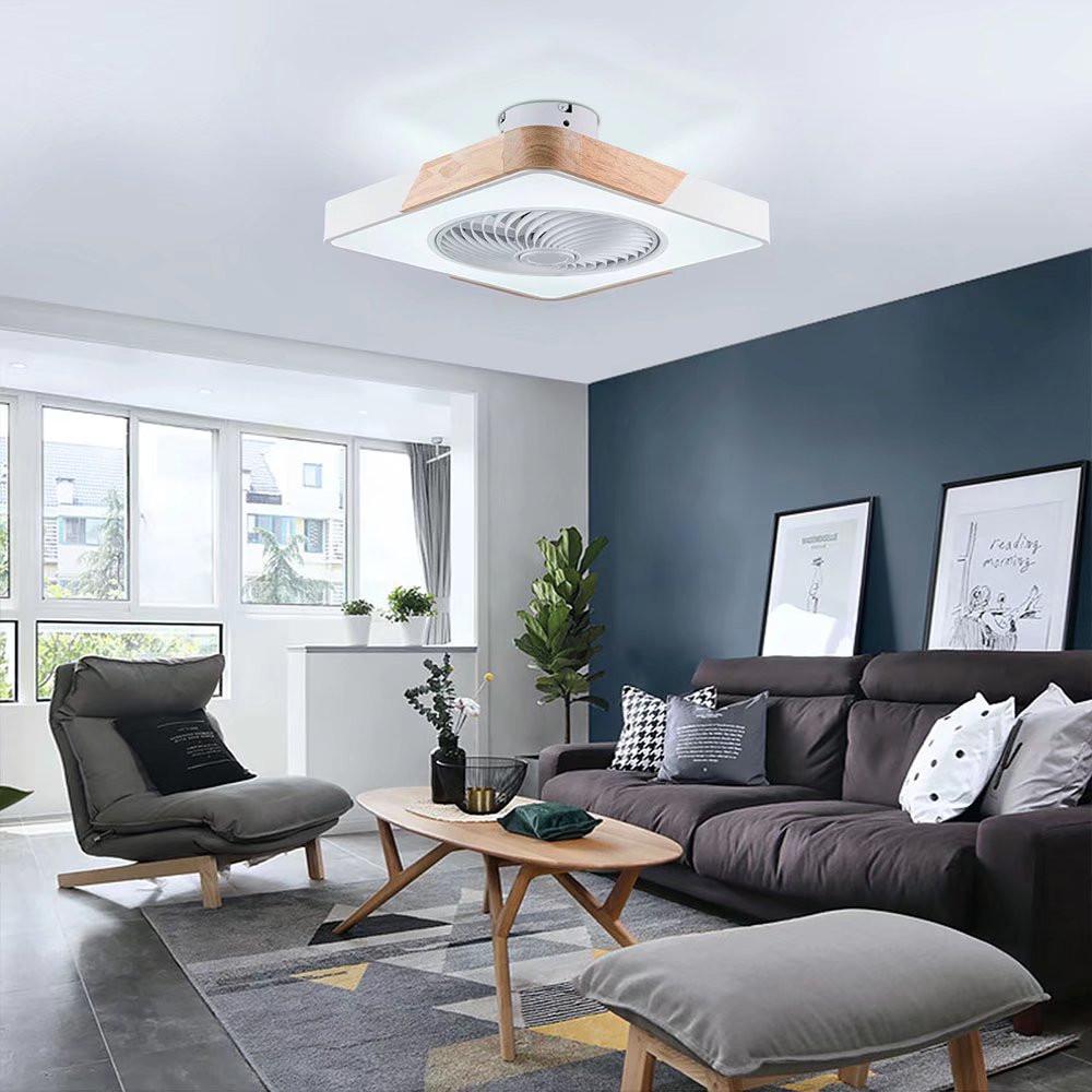 Compact Ceiling Lamp And Fan With Remote. Picture 3