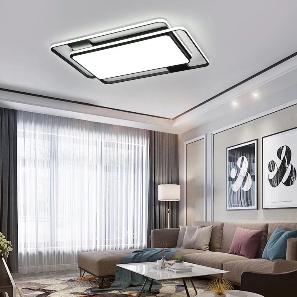 Modern Three Dimensional LED Ceiling Light. Picture 3