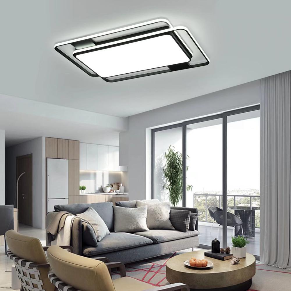 Modern Three Dimensional LED Ceiling Light. Picture 5