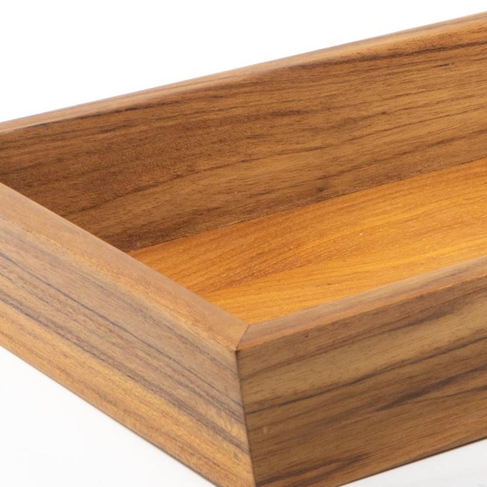Traditional Solid Teak Vanity Tray. Picture 5