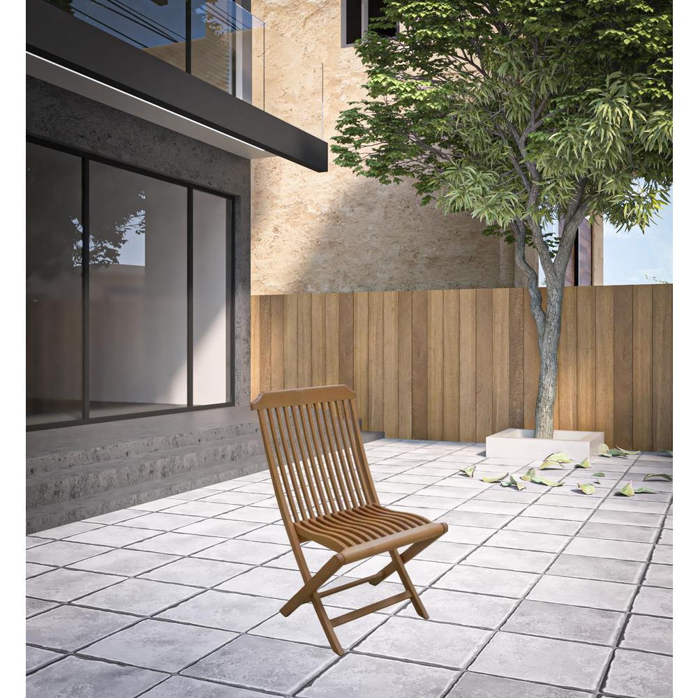 Brown Solid Wood Deck Chair. Picture 2
