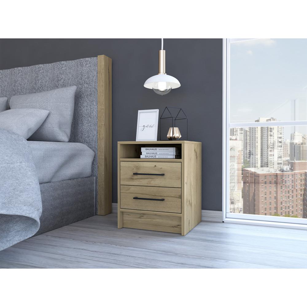Sophisticated and Stylish Light Grey Nightstand. Picture 3