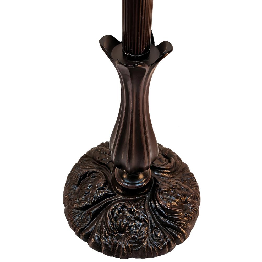 72" Brown Traditional Shaped Floor Lamp. Picture 1