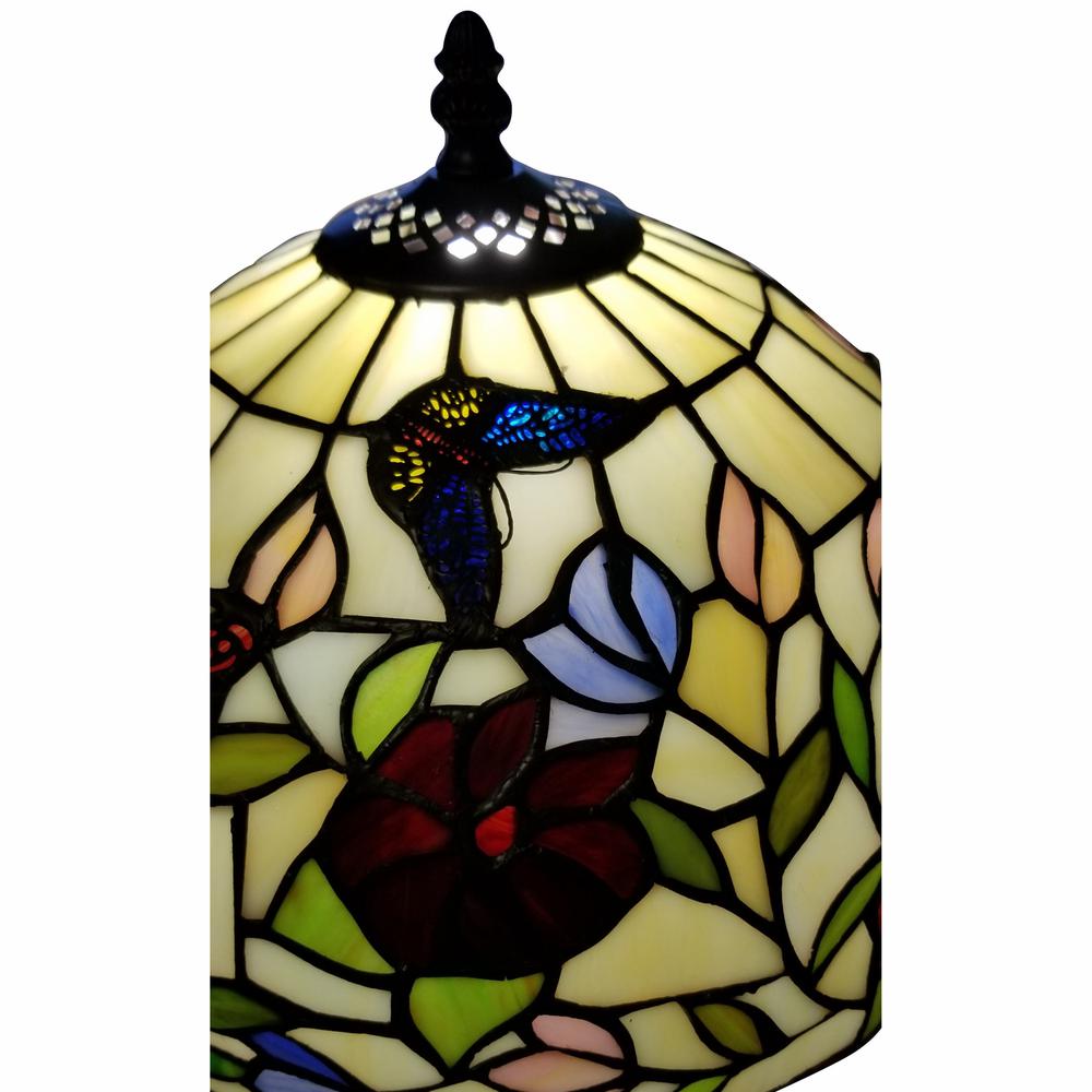 19" Tiffany Style Butterfly Table Lamp. Picture 2
