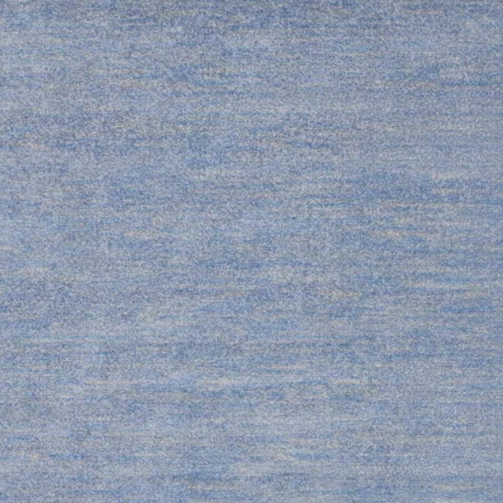 7' X 7' Blue And Grey Square Striped Non Skid Indoor Outdoor Area Rug. Picture 5