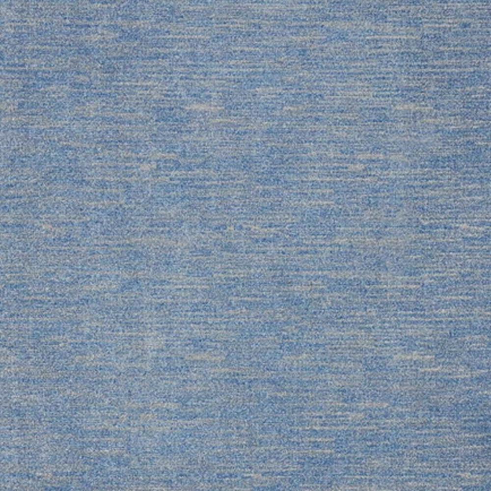 8' X 10' Blue And Grey Striped Non Skid Indoor Outdoor Area Rug. Picture 5