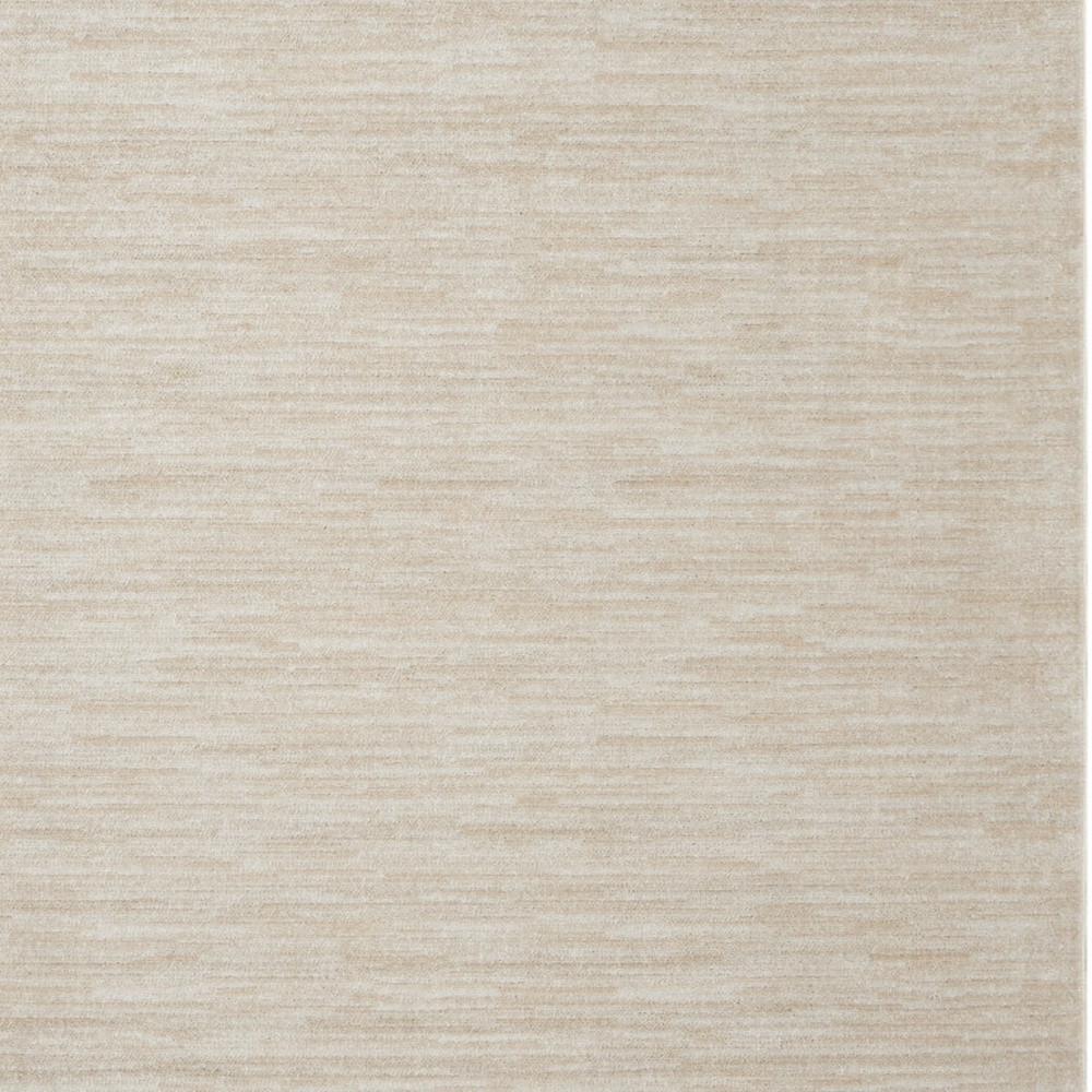 9' X 9' Ivory And Beige Square Non Skid Indoor Outdoor Area Rug. Picture 3