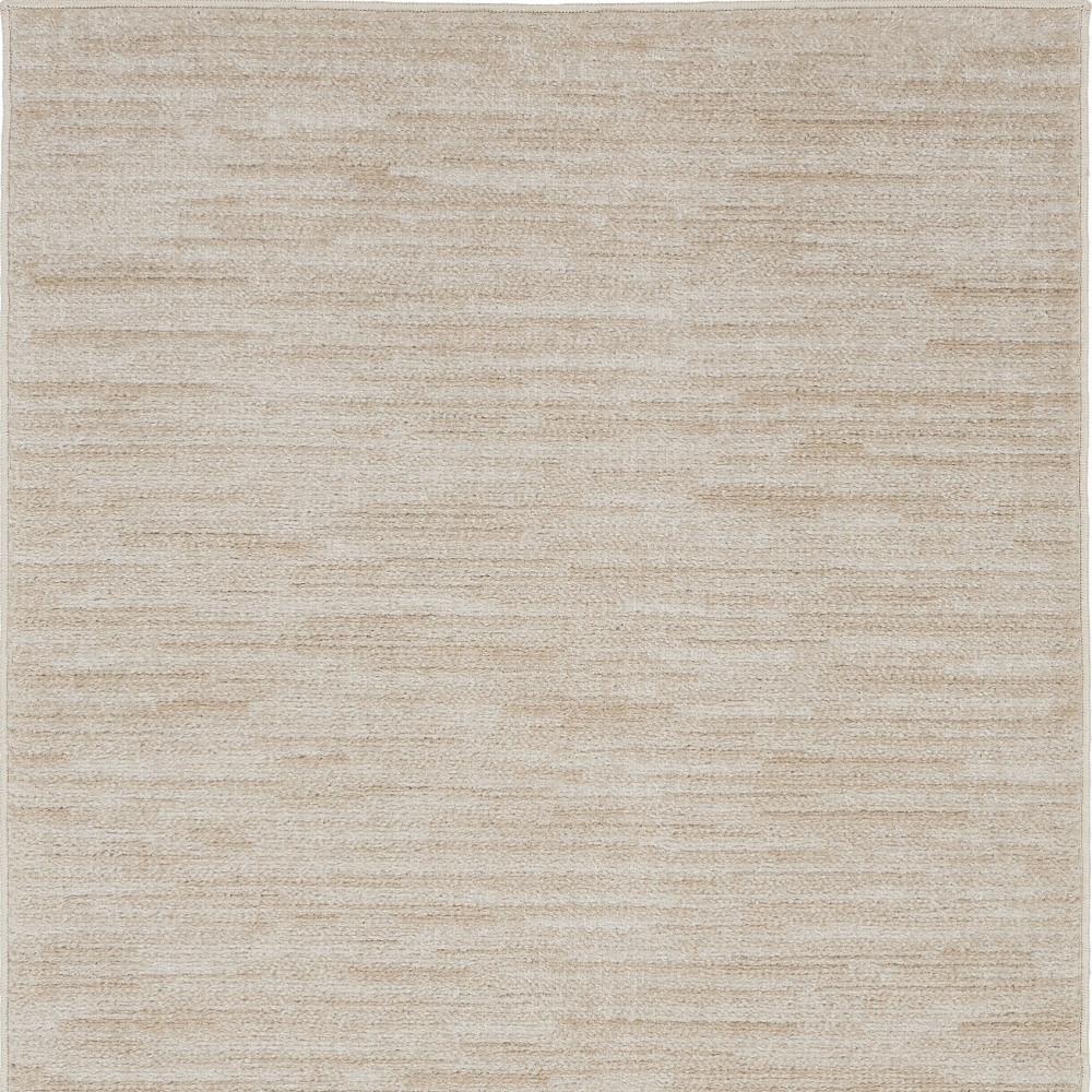 3' X 5' Ivory And Beige Non Skid Indoor Outdoor Area Rug. Picture 4