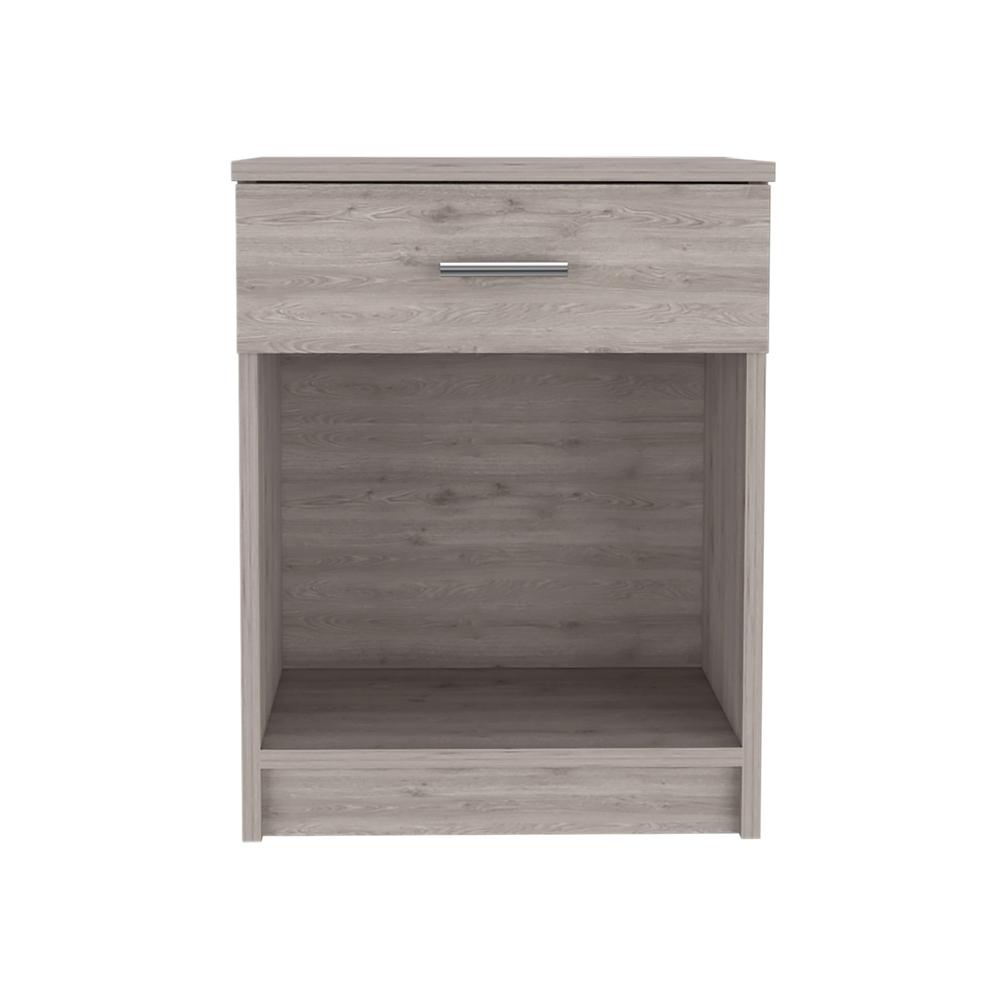 22" Light Gray One Drawer Nightstand. Picture 1